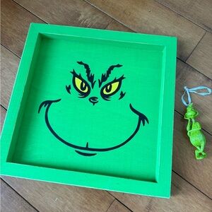 Green Grinch Wall Decor